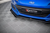 Maxton Design - Street Pro Front Splitter V.1 + Flaps Subaru BRZ MK1 (Facelift) Front Spoiler Maxton Design royalty-bespoke.myshopify.com