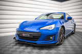 Maxton Design - Street Pro Front Splitter V.1 + Flaps Subaru BRZ MK1 (Facelift) Front Spoiler Maxton Design royalty-bespoke.myshopify.com