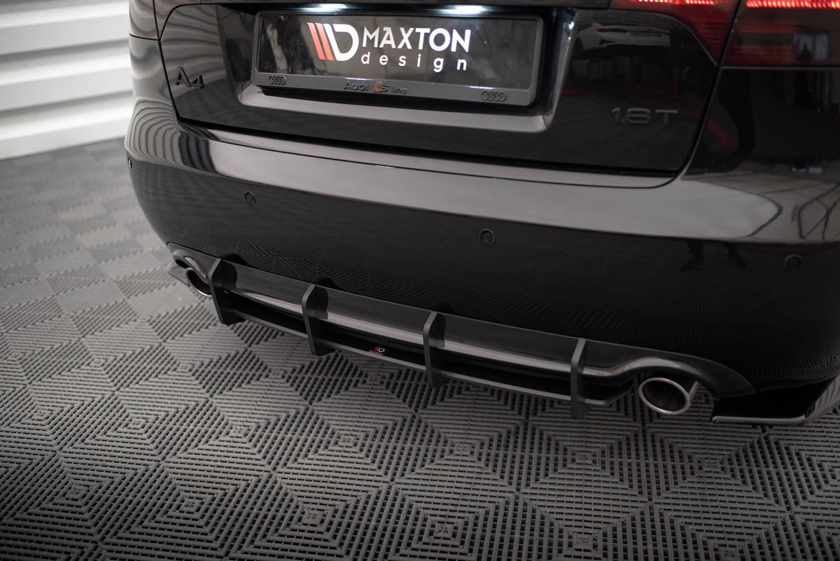 Maxton Design - Street Pro Rear Diffuser Audi A4 S-Line B7 | Royal Body ...