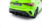 Maxton Design - Street Pro Rear Diffuser + Flaps Audi RS3 Sportback 8Y (Facelift) - Royal Body Kits