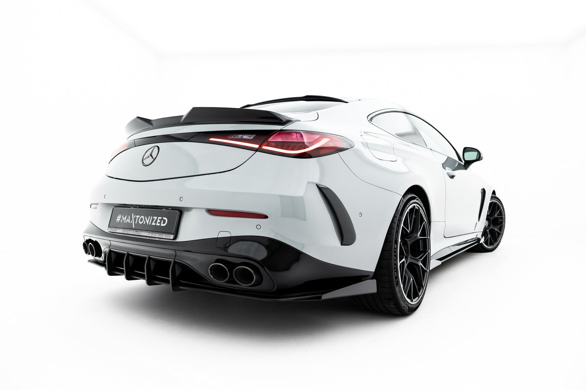 Cle53 Rear Maxton Design - Street Pro Rear Diffuser + Flaps Mercedes Benz CLE53 ...