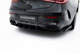 Maxton Design - Street Pro Rear Diffuser + Flaps Mercedes Benz CLE53 AMG C236 without Aero Pack - Royal Body Kits