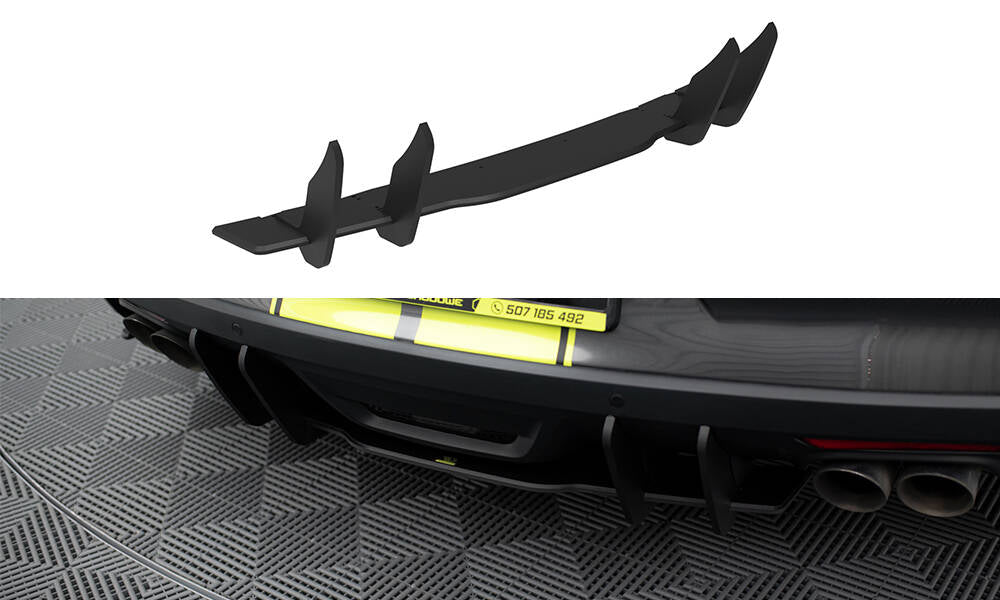 Maxton Design - Street Pro Rear Diffuser Ford Mustang GT MK6 Roush ...