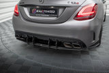 Maxton Design - Street Pro Rear Diffuser Mercedes Benz C63 AMG Sedan/Estate W205 (Facelift) Rear Diffuser Maxton Design royalty-bespoke.myshopify.com