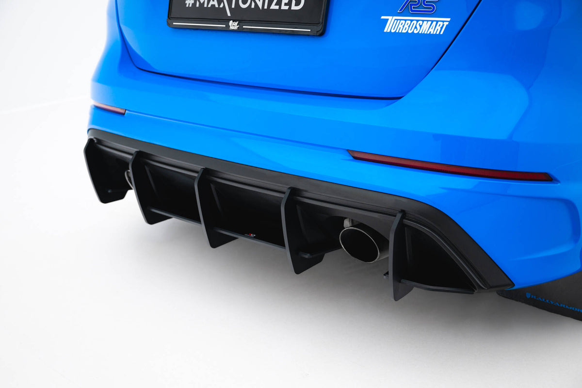 Maxton Design - Street Pro Rear Diffuser V.2 Ford Focus RS MK3 (US-Spec ...