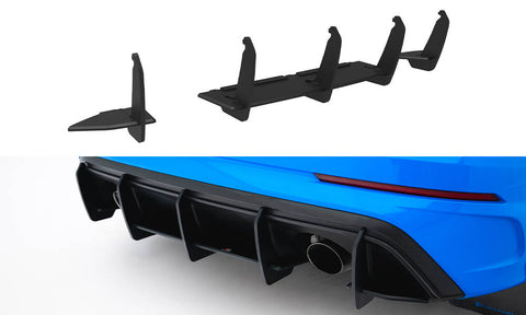 Maxton Design - Street Pro Rear Diffuser V.2 Ford Focus RS MK3 - Royal Body Kits