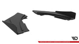 Maxton Design - Street Pro Rear Side Splitters + Flaps Audi S3 Sedan 8V