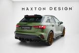 Maxton Design - Street Pro Rear Side Splitters + Flaps Audi S3 Sportback 8Y (Facelift) - Royal Body Kits