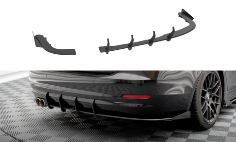 Maxton Design - Street Pro Rear Side Splitters + Flaps BMW Series 4 Gran Coupe F36 Rear Diffuser Maxton Design royalty-bespoke.myshopify.com