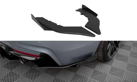 Maxton Design - Street Pro Rear Side Splitters + Flaps BMW 435i M-Pack Coupe F32