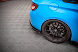 Maxton Design - Street Pro Rear Side Splitters + Flaps BMW M2 F87