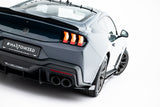 Maxton Design - Street Pro Rear Side Splitters + Flaps Ford Mustang Dark Horse MK7 - Royal Body Kits