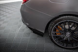 Maxton Design - Street Pro Rear Side Splitters + Flaps Mercedes Benz C63 AMG Sedan/Estate W205 (Facelift)