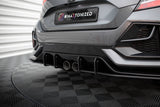Maxton Design - Street Pro Rear Side Splitters Honda Civic Sport MK10