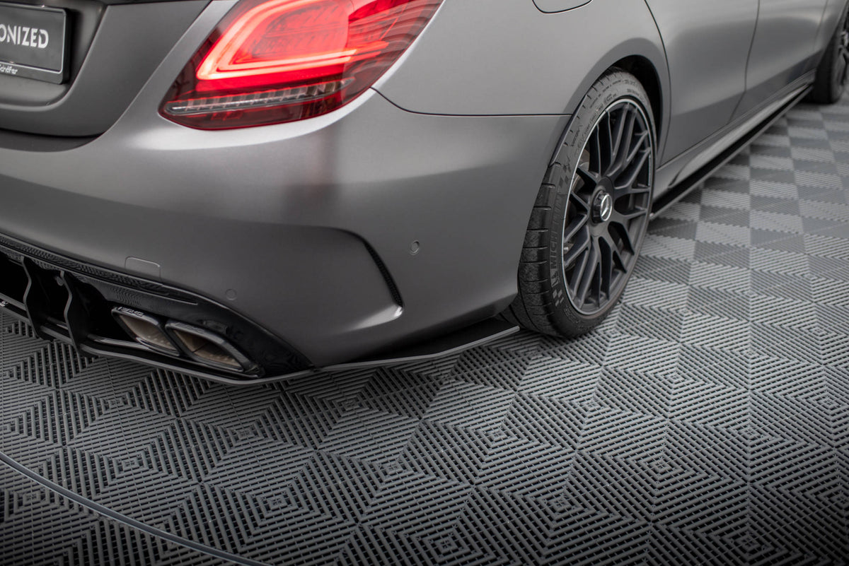 Maxton Design - Street Pro Rear Side Splitters Mercedes Benz C63 AMG ...