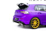 Maxton Design - Street Pro Rear Side Splitters V.2 + Flaps V.2 Volkswagen Golf R MK8 / MK8 (Facelift) - Royal Body Kits