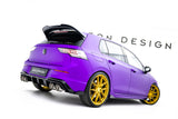 Maxton Design - Street Pro Rear Side Splitters V.2 + Flaps V.2 Volkswagen Golf R MK8 / MK8 (Facelift) - Royal Body Kits