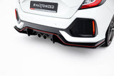Maxton Design - Street Pro Rear Side Splitters Honda Civic Sport MK10 - Royal Body Kits