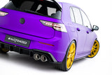 Maxton Design - Street Pro Rear Side Splitters V.2 Volkswagen Golf R MK8 / MK8 (Facelift) - Royal Body Kits