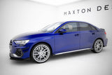 Maxton Design - Street Pro Side Skirts Diffusers + Flaps Audi A3 S-Line Sedan / S3 Sedan 8Y (Facelift) - Royal Body Kits