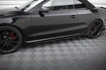 Maxton Design - Street Pro Side Skirts Diffusers + Flaps Audi A5 / A5 S-Line / S5 Coupe & Cabrio 8T / 8T Facelift