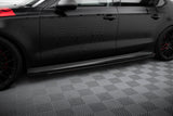 Maxton Design - Street Pro Side Skirts Diffusers + Flaps Audi A7 (RS7 Look) C7