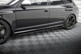 Maxton Design - Street Pro Side Skirts Diffusers + Flaps Audi RS6 Avant C6 Side Skirts Diffusers Maxton Design royalty-bespoke.myshopify.com