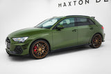 Maxton Design - Street Pro Side Skirts Diffusers + Flaps Audi S3 Sportback / A3 S-Line Sportback 8Y (Facelift) - Royal Body Kits