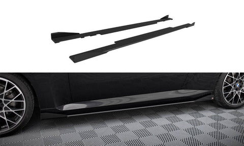 Maxton Design - Street Pro Side Skirts Diffusers + Flaps BMW Series 2 G42 Coupe