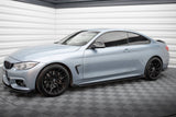 Maxton Design - Street Pro Side Skirts Diffusers + Flaps BMW Series 4 Coupe / Gran Coupe / Cabrio M-Pack F32 / F36 / F33 Side Skirts Diffusers Maxton Design royalty-bespoke.myshopify.com
