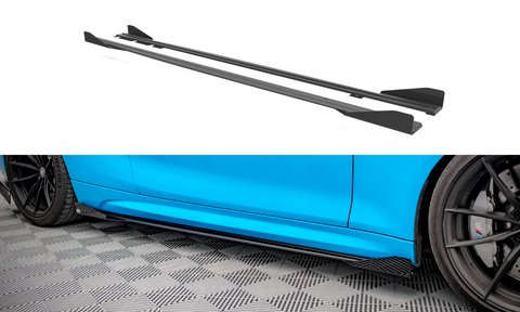 Maxton Design - Street Pro Side Skirts Diffusers + Flaps BMW M2 F87 Side Skirts Diffusers Maxton Design royalty-bespoke.myshopify.com