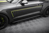 Maxton Design - Street Pro Side Skirts Diffusers + Flaps Ford Mustang GT MK6