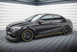 Maxton Design - Street Pro Side Skirts Diffusers + Flaps Mercedes Benz CLA45 AMG Aero C117 (Facelift)