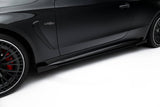 Maxton Design - Street Pro Side Skirts Diffusers + Flaps Mercedes Benz CLE53 AMG C236 - Royal Body Kits