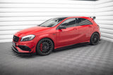 Maxton Design - Street Pro Side Skirts Diffusers + Flaps Mercedes Benz A45 AMG Aero W176 (Facelift) Side Skirts Diffusers Maxton Design royalty-bespoke.myshopify.com