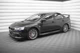 Maxton Design - Street Pro Side Skirts Diffusers + Flaps Mitsubishi Lancer EVO X - Royal Body Kits