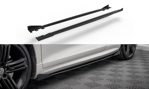 Maxton Design - Street Pro Side Skirts Diffusers + Flaps Volkswagen Scirocco R MK3
