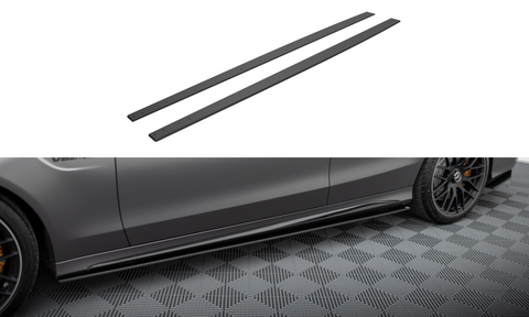 Maxton Design - Street Pro Side Skirts Diffusers Mercedes Benz C63 AMG Sedan/Estate W205 (Facelift) Side Skirts Diffusers Maxton Design royalty-bespoke.myshopify.com