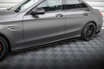 Maxton Design - Street Pro Side Skirts Diffusers Mercedes Benz C63 AMG Sedan/Estate W205 (Facelift)