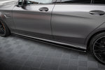 Maxton Design - Street Pro Side Skirts Diffusers Mercedes Benz C63 AMG Sedan/Estate W205 (Facelift)