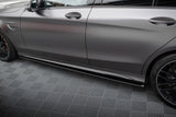 Maxton Design - Street Pro Side Skirts Diffusers Mercedes Benz C63 AMG Sedan/Estate W205 (Facelift) Side Skirts Diffusers Maxton Design royalty-bespoke.myshopify.com
