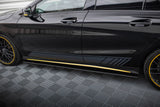 Maxton Design - Street Pro Side Skirts Diffusers Mercedes Benz CLA45 AMG Aero C117 (Facelift)