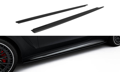 Maxton Design - Street Pro Side Skirts Diffusers Mercedes Benz CLE53 AMG C236 - Royal Body Kits