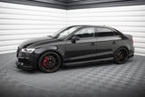 Maxton Design - Street Pro Side Skirts Diffusers V.1 + Flaps Audi RS3 Sedan 8V (Facelift) Side Skirts Diffusers Maxton Design royalty-bespoke.myshopify.com