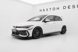 Maxton Design - Street Pro Side Skirts Diffusers V.2 Volkswagen Golf GTI / GTE / GTI Clubsport / R-Line MK8 - Royal Body Kits