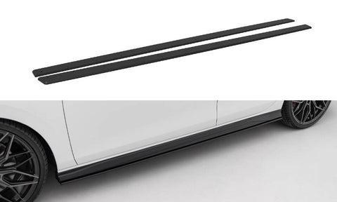 Maxton Design - Street Pro Side Skirts Diffusers V.2 Volkswagen Golf GTI / GTE / GTI Clubsport / R-Line MK8 - Royal Body Kits