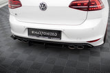Maxton Design - Rear Diffuser + Rear Side Splitters Volkswagen Golf R MK7 Hatchback Rear Diffuser Maxton Design royalty-bespoke.myshopify.com