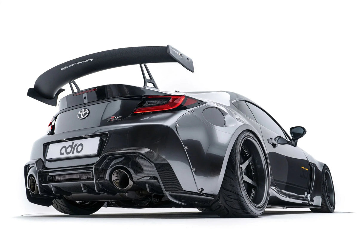 Gr96 Wing Adro - Carbon Fiber Swan Neck Rear Wing AT-R1 Toyota GR86 / Subaru BRZ ...