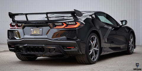 Larte Design - Rear Diffuser Chevrolet Corvette C8 Rear Diffuser Larte Design royalty-bespoke.myshopify.com Style 3 Style 3