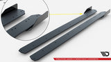 Maxton Design - Street Pro Side Skirts Diffusers + Flaps Toyota GR Yaris MK4 (Facelift) - Royal Body Kits